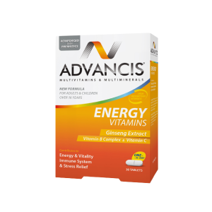 ADVANCIS ENERGY VITAMINS TBL A30