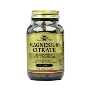 SOLGAR MAGNESIUM CITRATE - 60 TABLETA