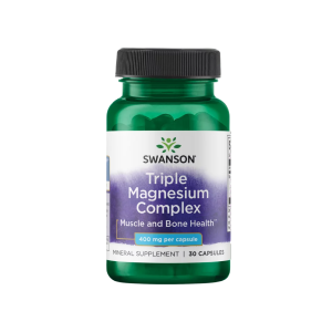 SWANSON TRIPLE MAGNESIUM COMPLEX 400 MG CPS A30