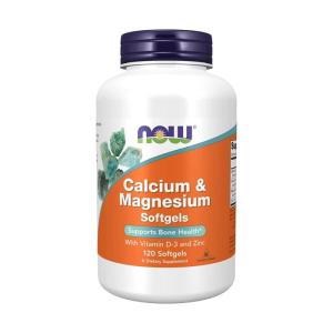 NOW CALCIUM & MAGNESIUM & D X 120 CAPSULES
