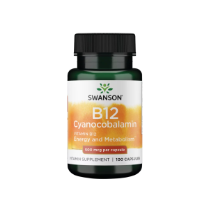 SWANSON VITAMIN B12 500 MCG CPS A100