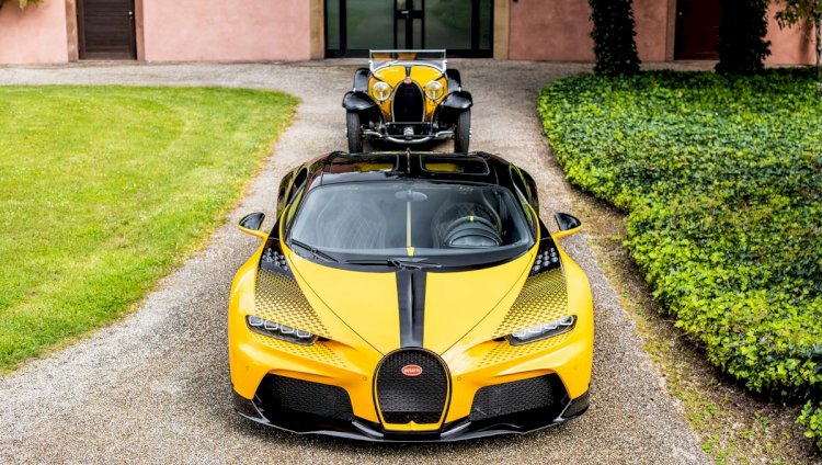 Bugatti Chiron Honors Type 55 Super Sport Dizenjuar nga Jean Bugatti