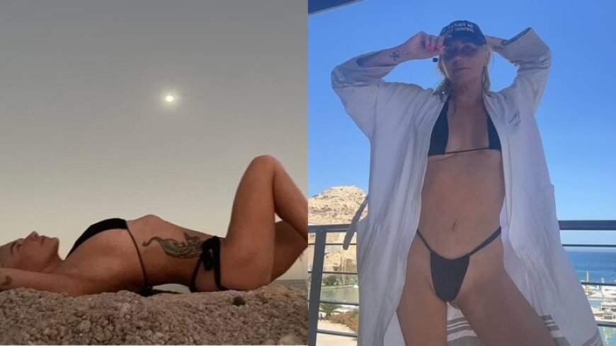 “Jam krenare për trupin tim” – Kesha shpërndan fotografi në bikini, pasi përqeshet për dukjen nga komentuesit