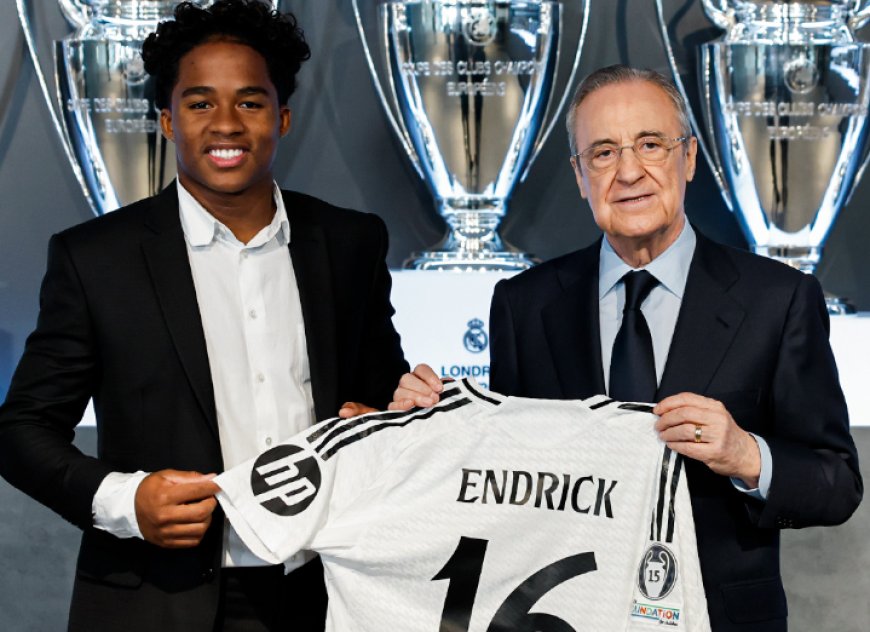 Braziliani Endrick prezantohet si lojtar i Real Madridit